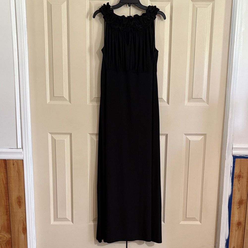 Onyx Elegant Black Sleeveless Dress (263)